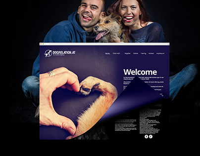 Dogrelation website design