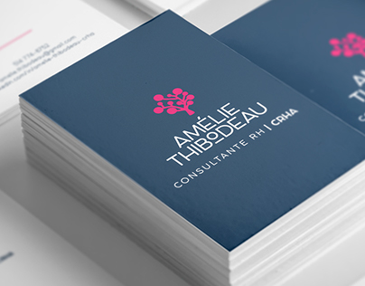 Identité visuelle pour Amélie Thibodeau