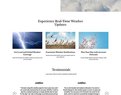 Weather website