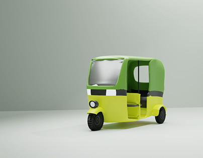 auto rickshaw 3d