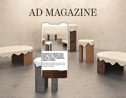 Architectural Digest - news website redesing concept