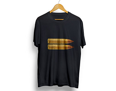 Bullet Tshirt Design