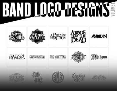 Band Logo Design | Volume 1