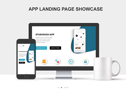 Minimal App Landing Page
