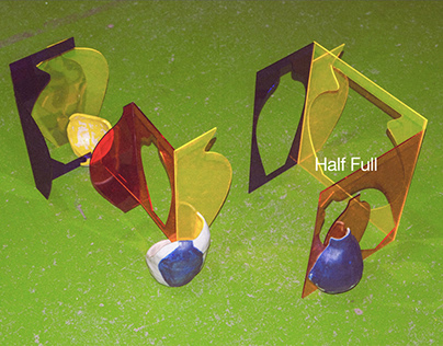 Half Full - Ceramic & Plexiglass Sculptures