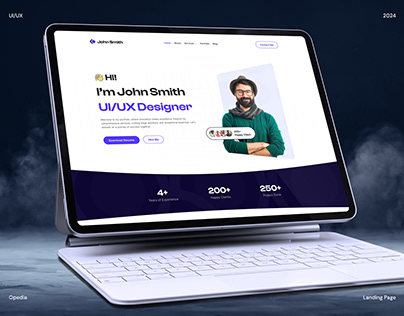 Personal Portfolio Landing Page UI Design I Website