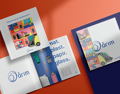 ÅRIM - Booklet Design for Recycling