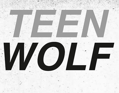 Posters for the TV series "TEEN WOLF"