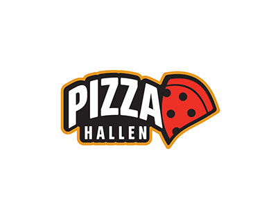 "PizzaHallen" Pizza Restaurant Logo