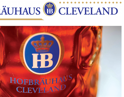 Hofbrauhaus Cleveland Newsletter Design