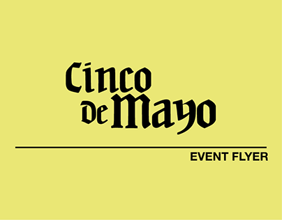 'Cinco De Mayo' Theme Pool Party Flyer