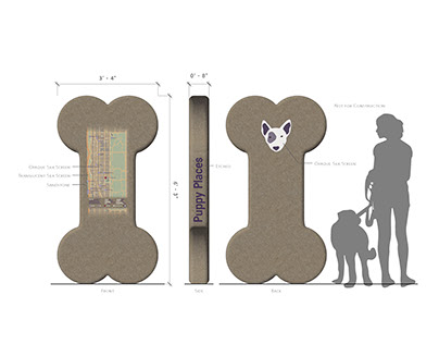 Puppy Places | Wayfinding Design Project