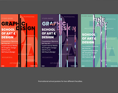 Promotional Posters for Two Faculties
