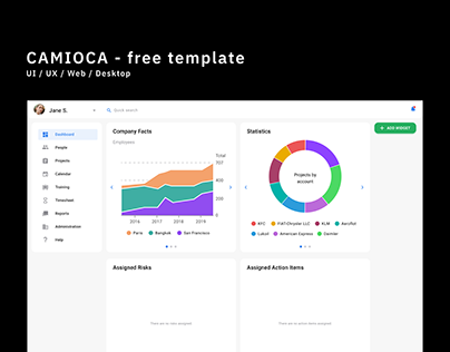 CAMIOCA - free template for Figma