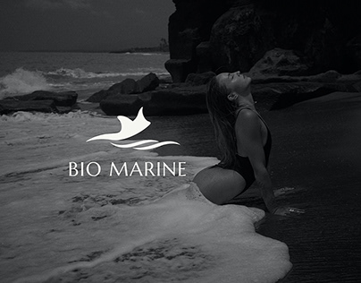 Фирменный стиль бренда косметики Bio Marine