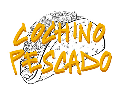COCHINO PESCADO Logo & Type Design