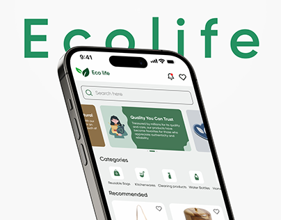Ecolife - Ecofriendly products app - UI/UX Casestudy