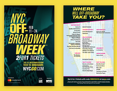 NYC Off-Broadway Week 2018/2019