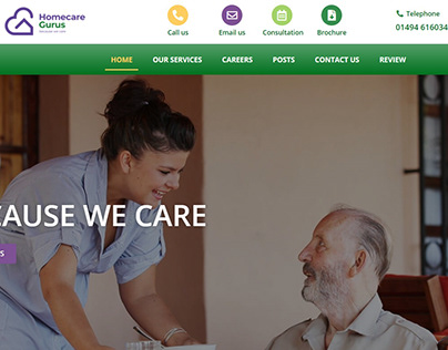 Home Care Website | HomeCare Gurus | Website Ideas