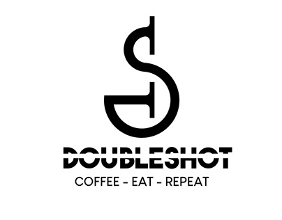 DOUBLESHOT COFFE SHOP LOGO PROJECT