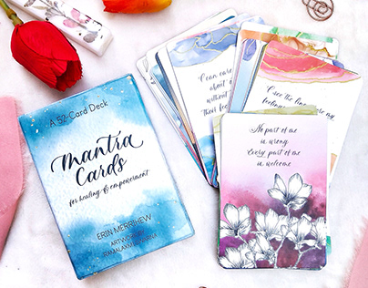 Manta Cards | Deck of 52 illustrated affirmation cards