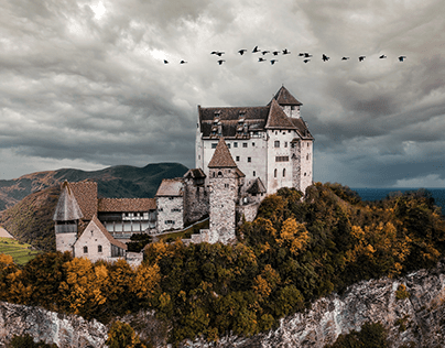 Castle by the see. Photoshop {project 25.11.2020}