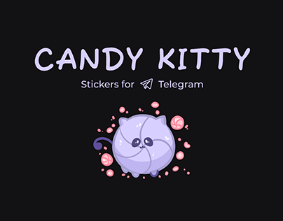 Stickers for telegram "Candy Kitty"