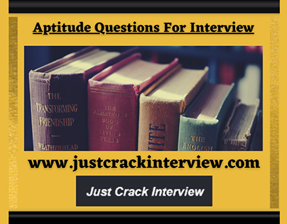 Aptitude Questions For Interview