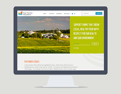 Fair Farms Maryland Wordpress Website