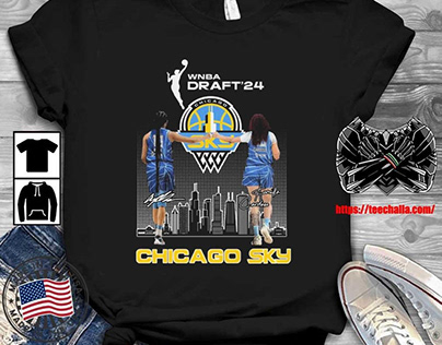 WNBA Draft 2024 Chicago Sky Signatures T-shirt