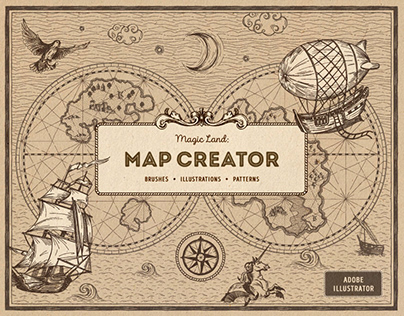 Magic Lands: Vintage Map Creator
