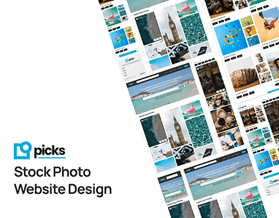 Picks | Stock Photo Website Design