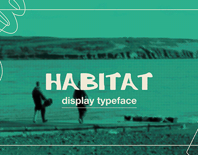 Habitat display typeface