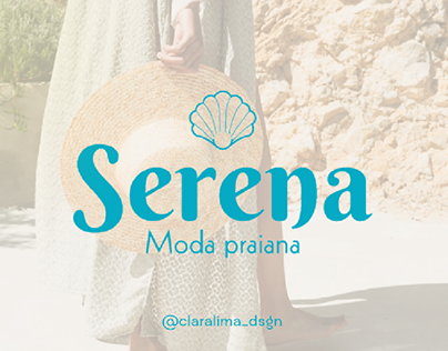 Identidade visual Serena moda praiana