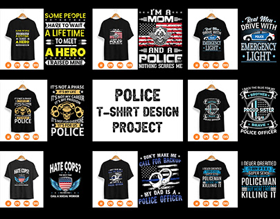 Police T-shirt Design