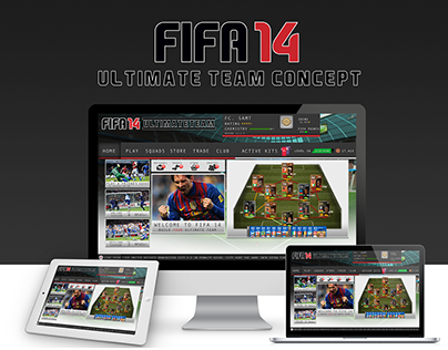 FIFA 14 Ultimate Team UI Concept