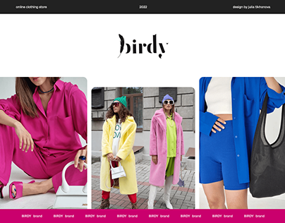 BIRDY | e-commerce | online clothing store