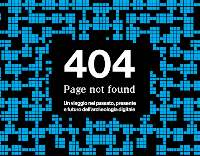 404 Page not found / Progetto di tesi