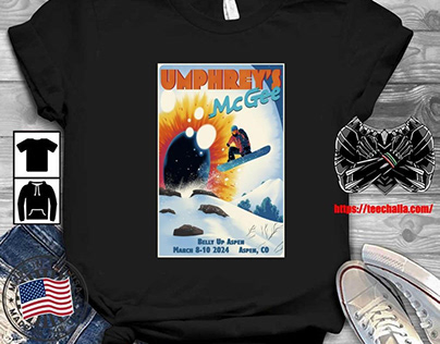 Umphrey’s 8-10 2024 Belly Up Aspen Aspen CO T-shirt
