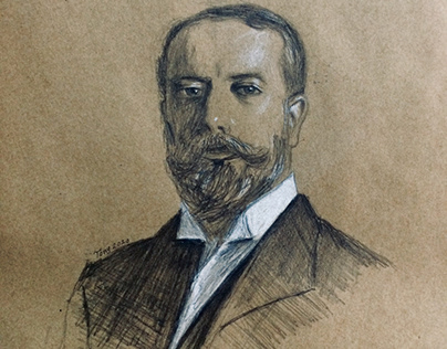 “John Singer Sargent self portrait copy”