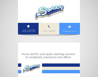 Sweep Business Card Design