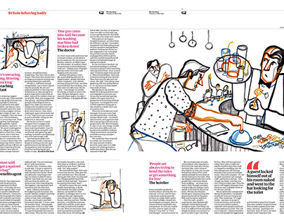 Illustrations for The Guardian newspaper.