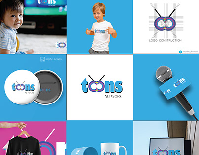 VISUAL IDENTITY DESIGN FOR "TOONS" A KIDS TV STATION