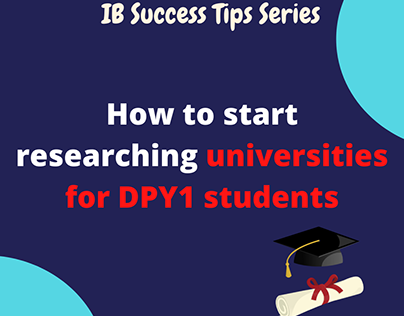 How to start researching universities for DPY1 students