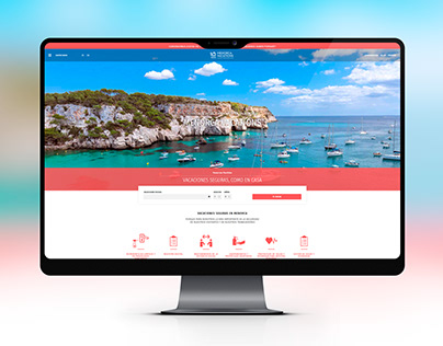 Web de Menorca Vacations