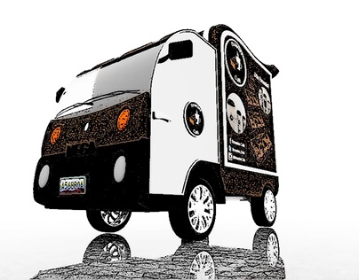 Mini Food Truck (Brownies Café)