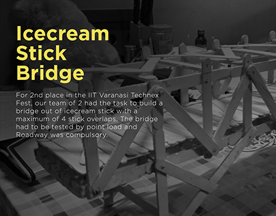 Icecream Stick Bridge