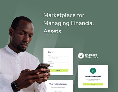 Web Design for Financial Assets Marketplace