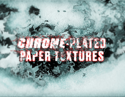 Chrome-plated paper texture pack