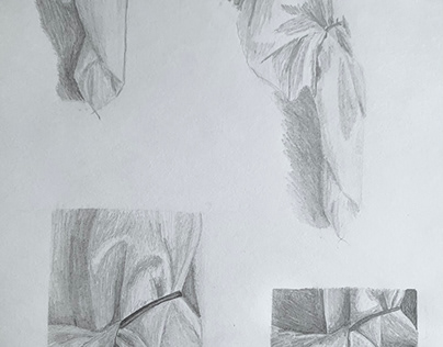 Cloth Thumbnail Sketches (graphite)